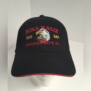 2010 Bike Rally Panama City, Fl embroidered baseball cap.